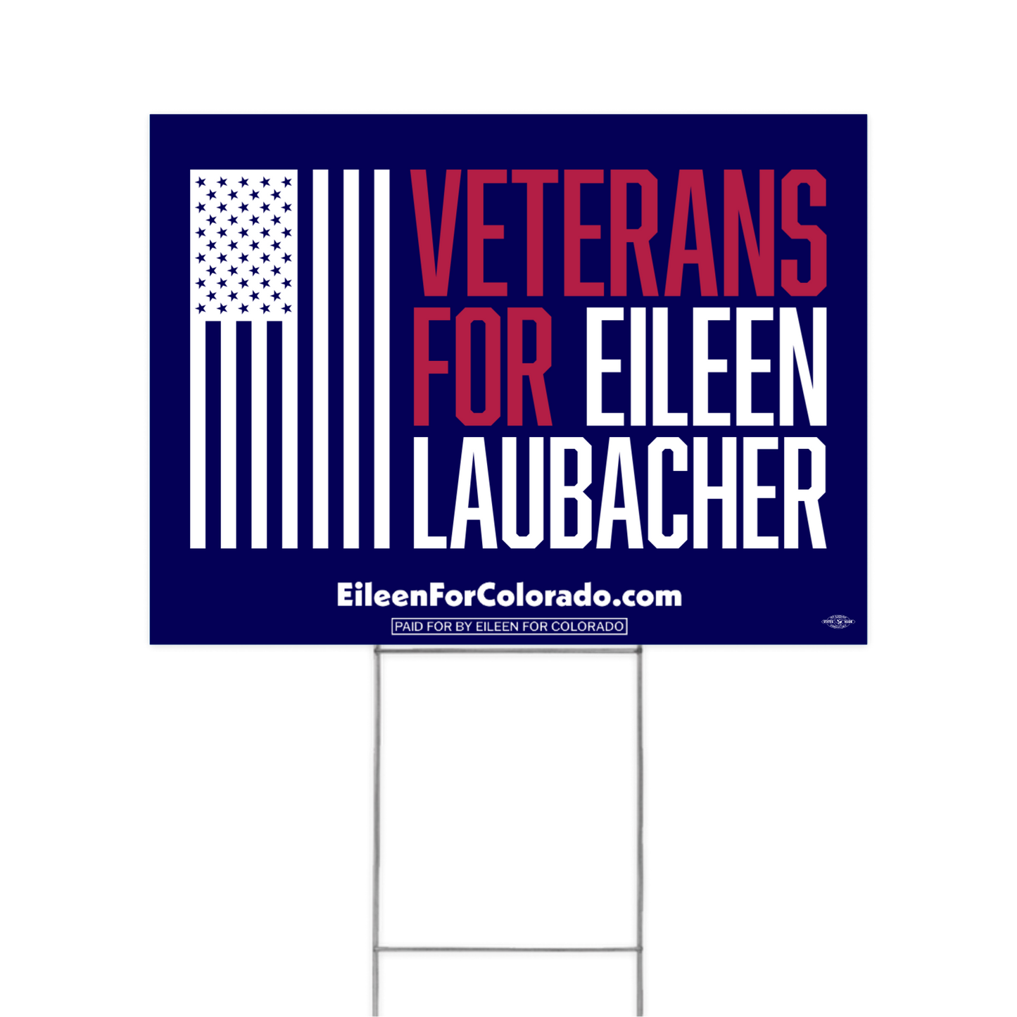 Veterans for Eileen Yard Sign