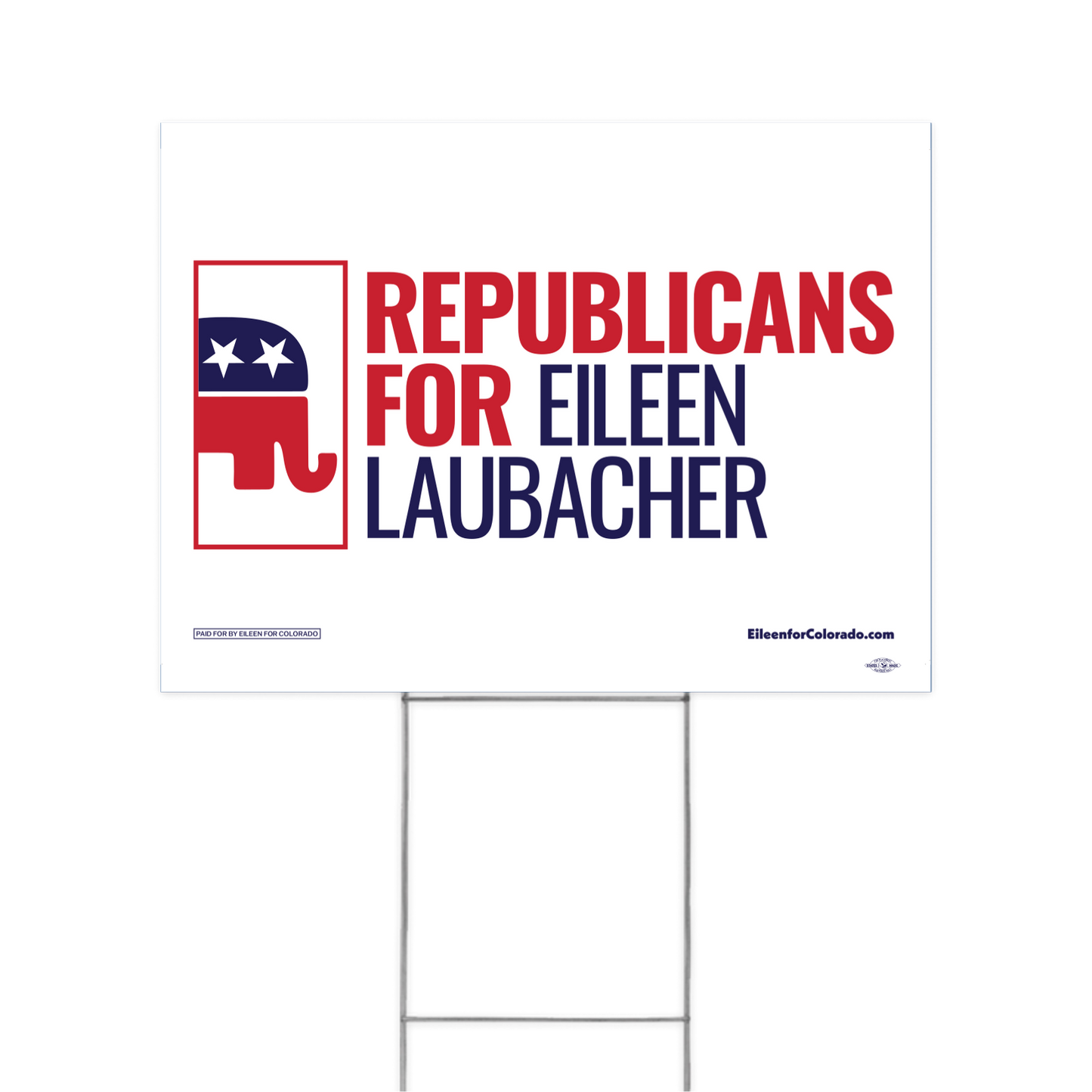Republicans for Eileen Yard Sign