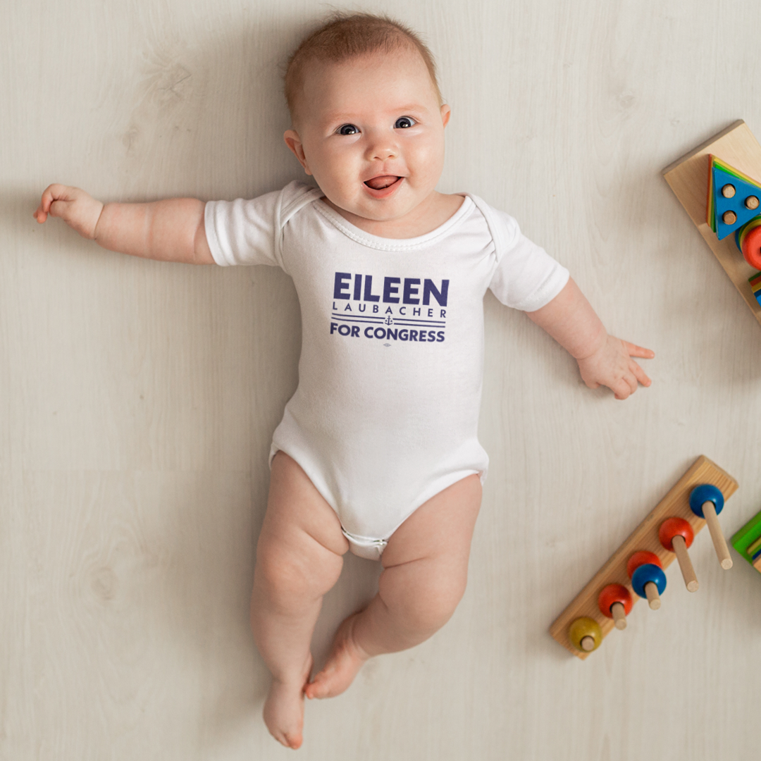 Eileen for Congress Logo Onesie